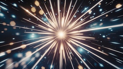 Blurred refraction of light, bokeh or organic flare overlay effect