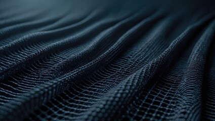 Fototapeta premium Black mesh fabric used as a backdrop for any task