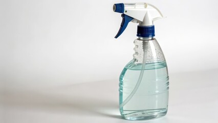 Spray Bottle on White Background