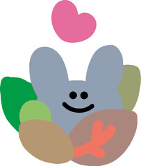 토끼일러스트 © meu