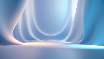Empty studio gradient background for product display