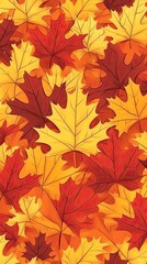 Obraz premium Autumn leaves fall background