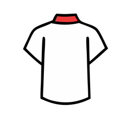 t shirt template design illustration