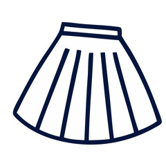 white dress design illustration
