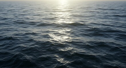 Obraz premium Ocean Waves at Sunset: A Serene Seascape