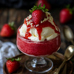 Strawberry Pudding