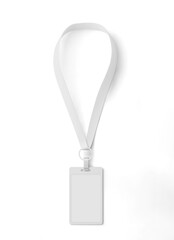 A ID Card on white background