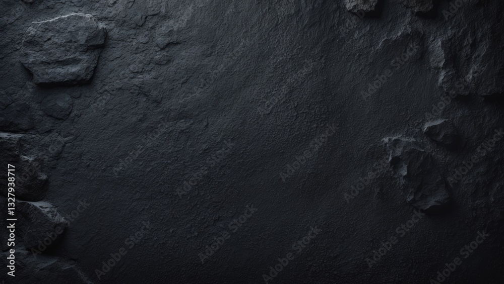 Poster dark stone background texture. empty for design.