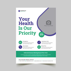 medical flyer design
