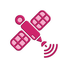 Satellite icon design template