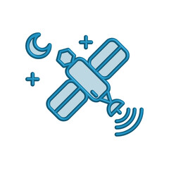 Satellite icon design template
