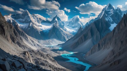 A perspective from the pass, Huayhuash.