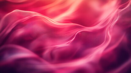 Fototapeta premium Abstract Pink and Red Flowing Waves Background