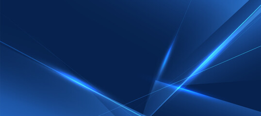 blue tech abstract ,background polygon elegant background and banner business product present and game background