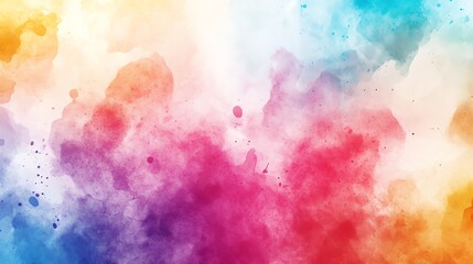 Obraz premium abstract watercolor background, paint explosion, colorful wallpaper