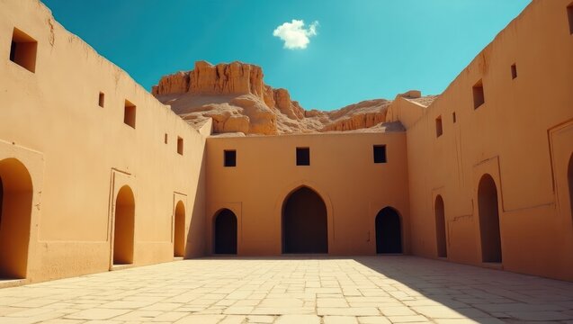 Ruins of ancient city close to Riyadh