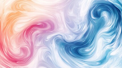 Obraz premium Abstract Colorful Swirling Paint Background Texture