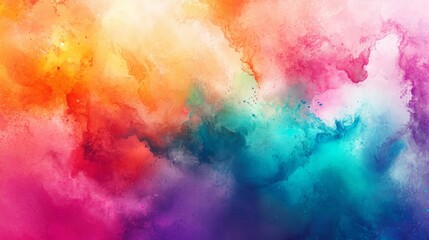 Fototapeta premium Vibrant Color Powder Explosion Abstract Background