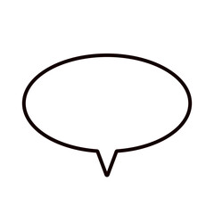 シンプルなフキダシ