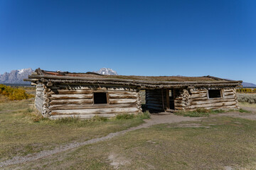 J.P. Cunningham Cabin / Cunningham Cabin Historic Site, Wyoming. Grand Teton National Park.