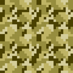 Camouflage texture pattern. Military green design. Flat block layout. White accents.