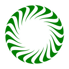 Sunburst Circular Rays Vector Ornament