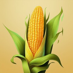 Hyperrealistic Corn Artwork