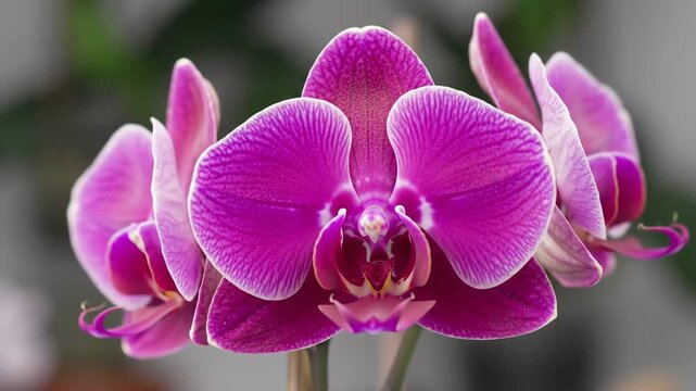 Orchid Blooming Process &ndash; Watch an orchid slowly open, revealing its intricate beauty.