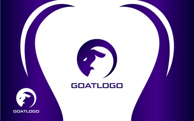 Goat Head Logo Modern and Minimalist