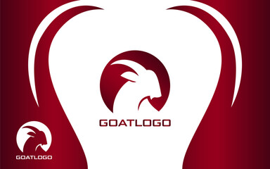 Goat Head Logo Modern and Minimalist