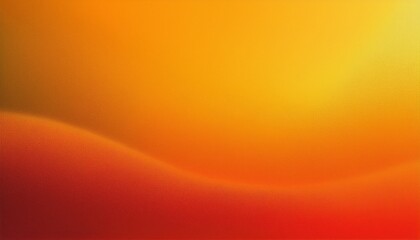 Orange yellow gradient background wide web header grainy texture vibrant colors banner design copy space