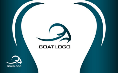 Goat Head Logo Modern and Minimalist