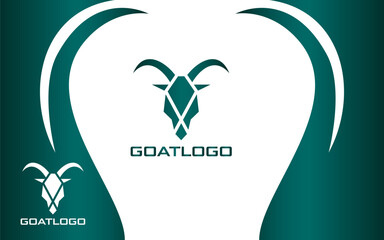 Goat Head Logo Modern and Minimalist