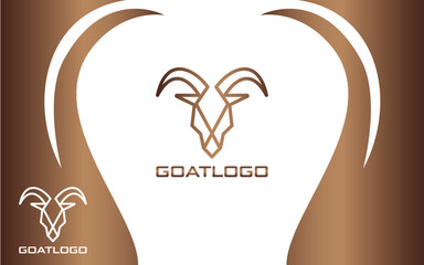 Goat Head Logo Modern and Minimalist