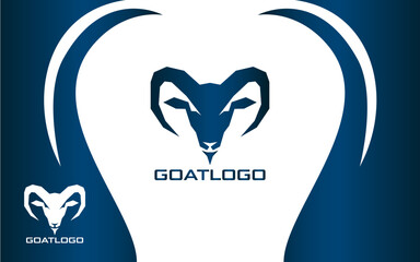 Goat Head Logo Modern and Minimalist