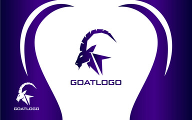 Goat Head Logo Modern and Minimalist