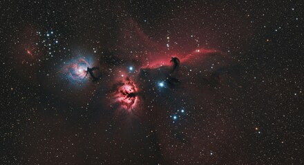 Naklejka premium Horsehead Galaxy