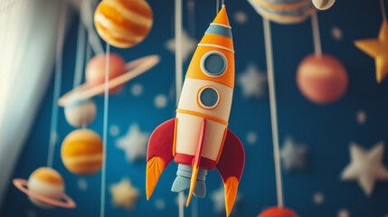 Space explorer-themed birthday celebration with rocket-shaped décor, futuristic party vibes, and unforgettable cosmic adventure fun