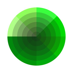 Obraz premium Green color wheel. Nature inspired palette. Fresh hue spectrum. Vector illustration.