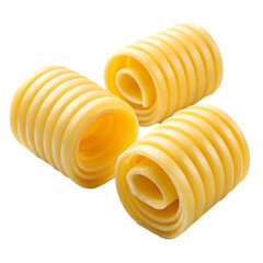Rolled Butter Sticks on transparent background
