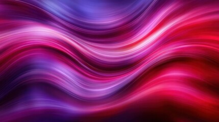 Obraz premium Abstract Swirling Waves of Vibrant Pink and Purple Hues: A Digital Art Masterpiece
