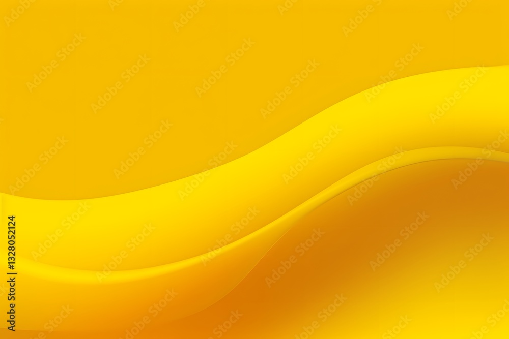 Fototapete A yellow background with diagonal lines and soft edges, creating an elegant and modern look for your presentation or banner design. The yellow gradient adds warmth to the overall visual appeal of the 
