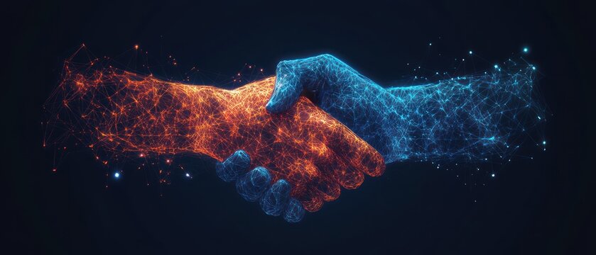 Digital Handshake: Synergy of Innovation and Collaboration