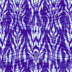 Seamless ikat pattern inspired by Uzbek traditional ornaments. Vibrant tribal textile design with geometric zigzag lines, perfect for wallpaper, fabrics, ethnic decor, and fashion prints.