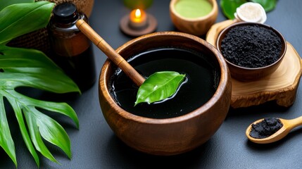 Indulge in a luxurious detox bath experience designed to rejuvenate your body and mind Immerse yourself in charcoal-infused water, known for its purifying properties, as it gently draws out