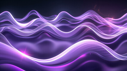 UV Light Purple and White Streaks on Black Background