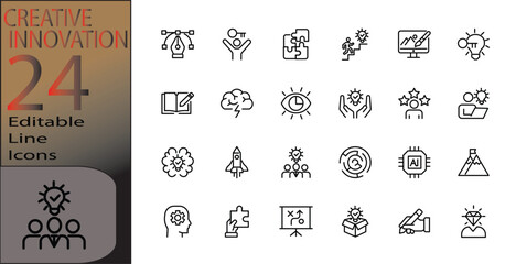 creative innovation icons collection cannot be edited already expanded and merged