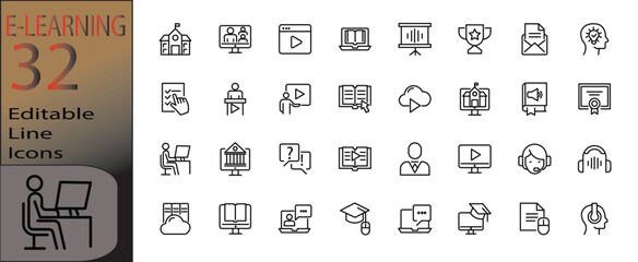 E-Learning Line cannot be edited already expanded and merged