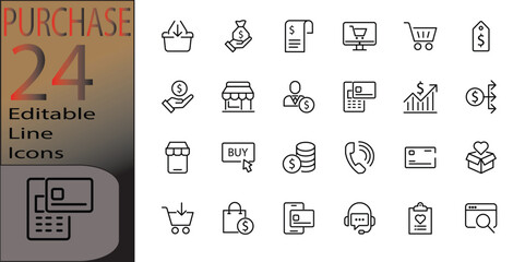 purchase Line  Icons set cannot be edited already expanded and merged
