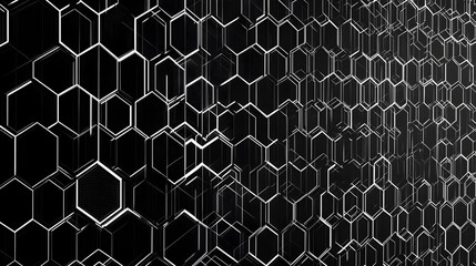 Professional Digital Technology Hexagon Pattern Background Vector for Designs